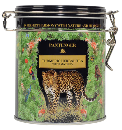 Turmeric Herbal Tea with Matcha and Ginger